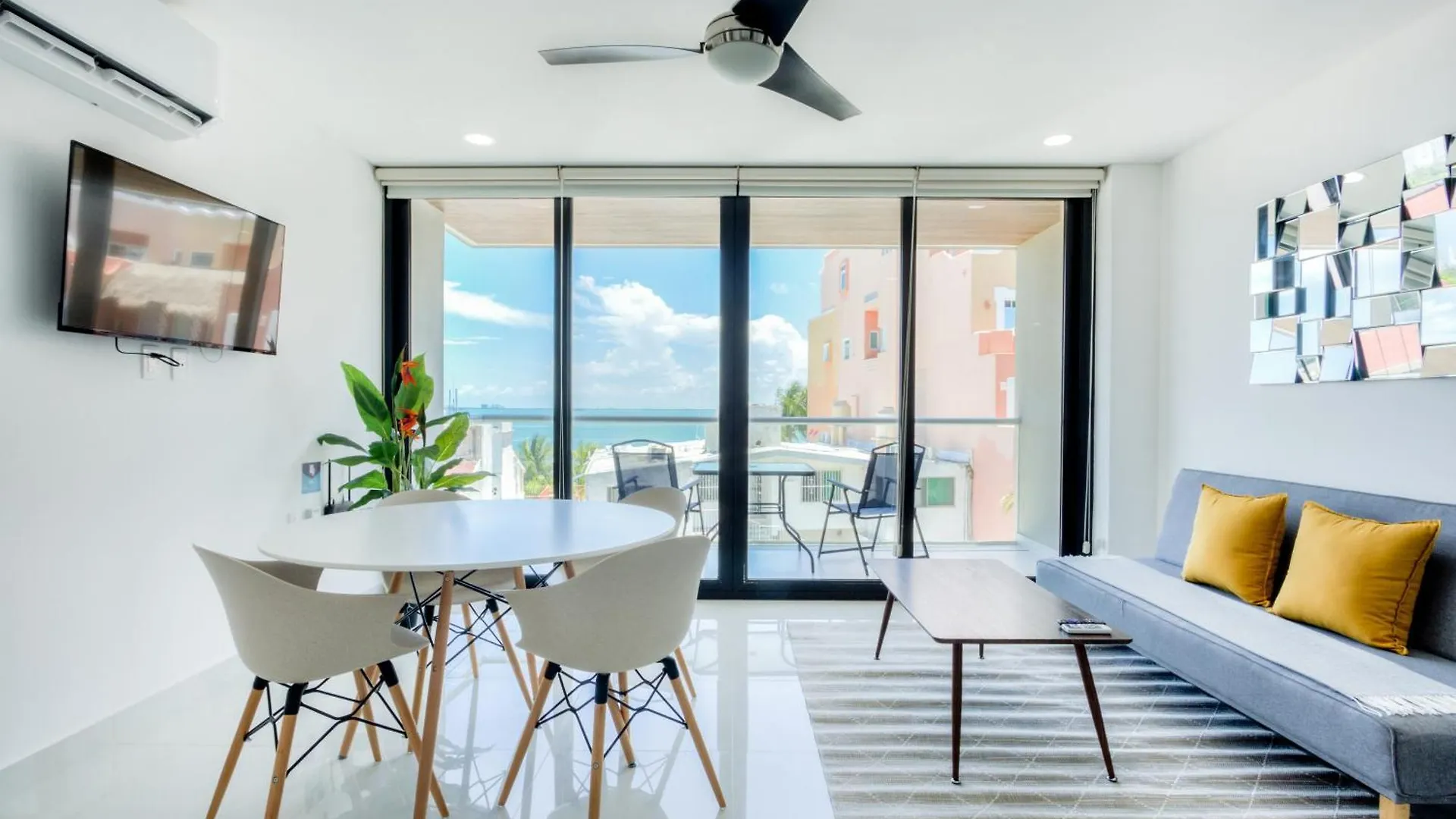Departamento En Zona Hotelera Con Acceso A Alberca En Rooftop Cancun Apartment