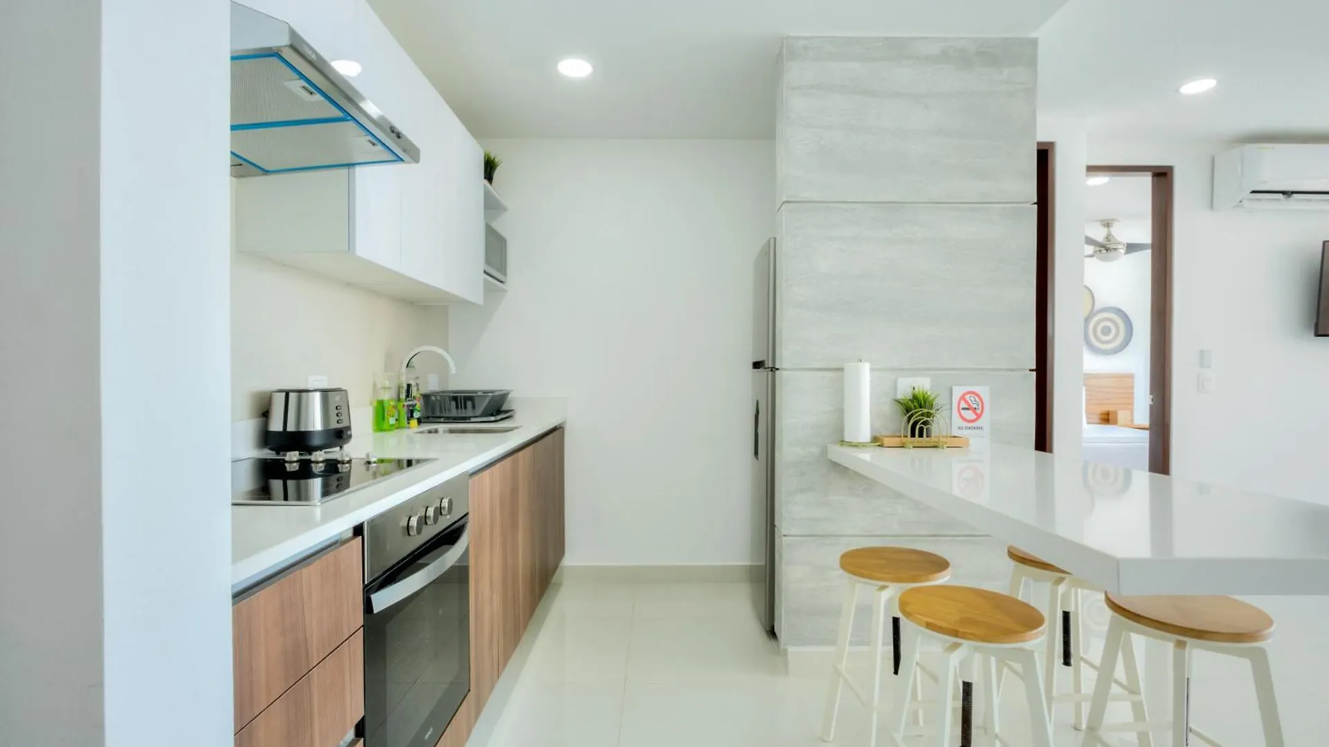 公寓 Departamento En Zona Hotelera Con Acceso A Alberca En Rooftop 坎昆 墨西哥